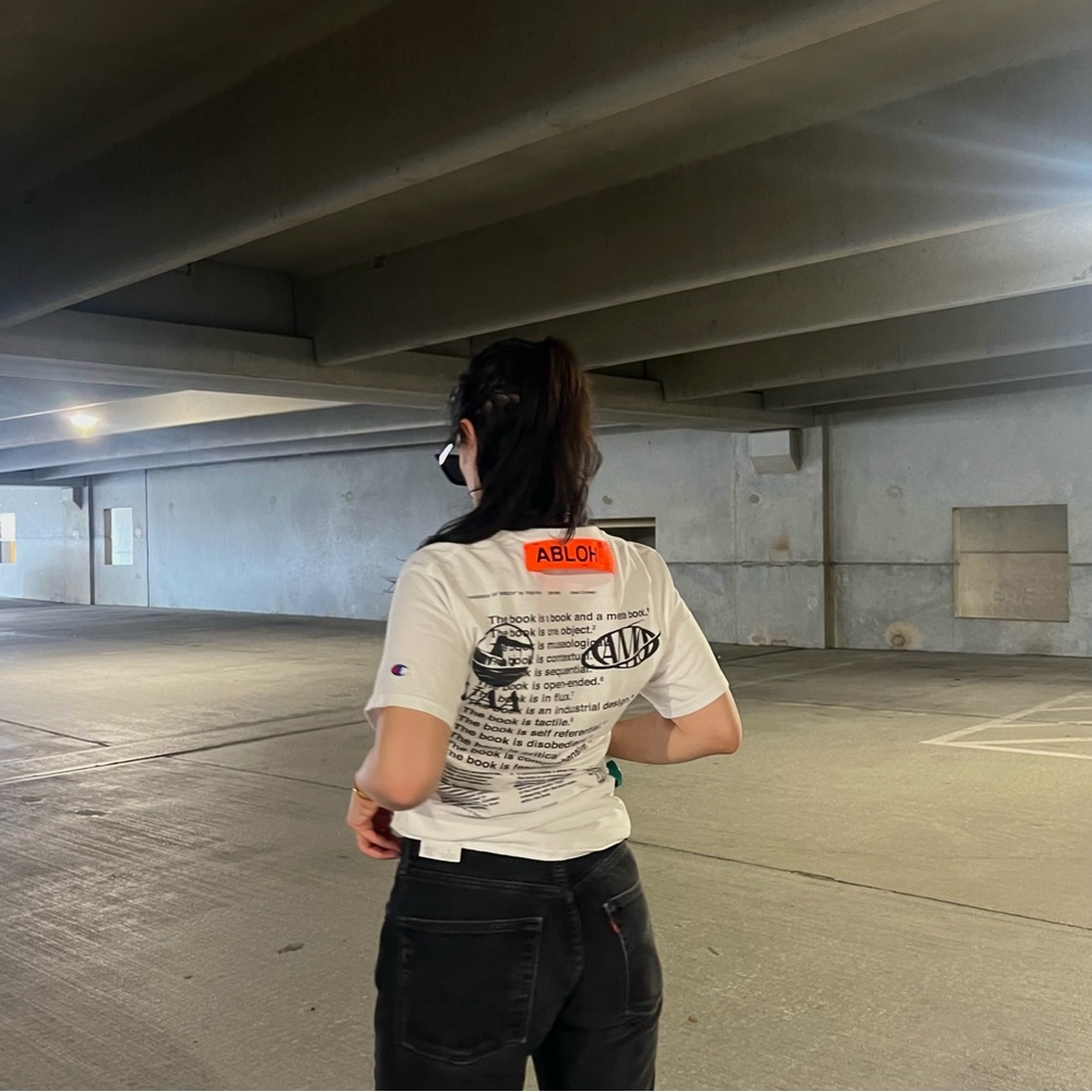Virgil Abloh MCA Collection Figures of Speech Lines T-shirt Off White